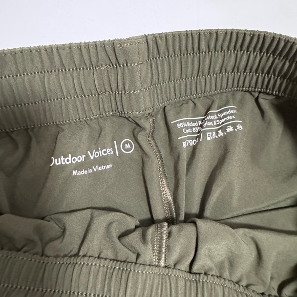 Outdoor Voices Olive Green Track Pants - Picture 3 of 4